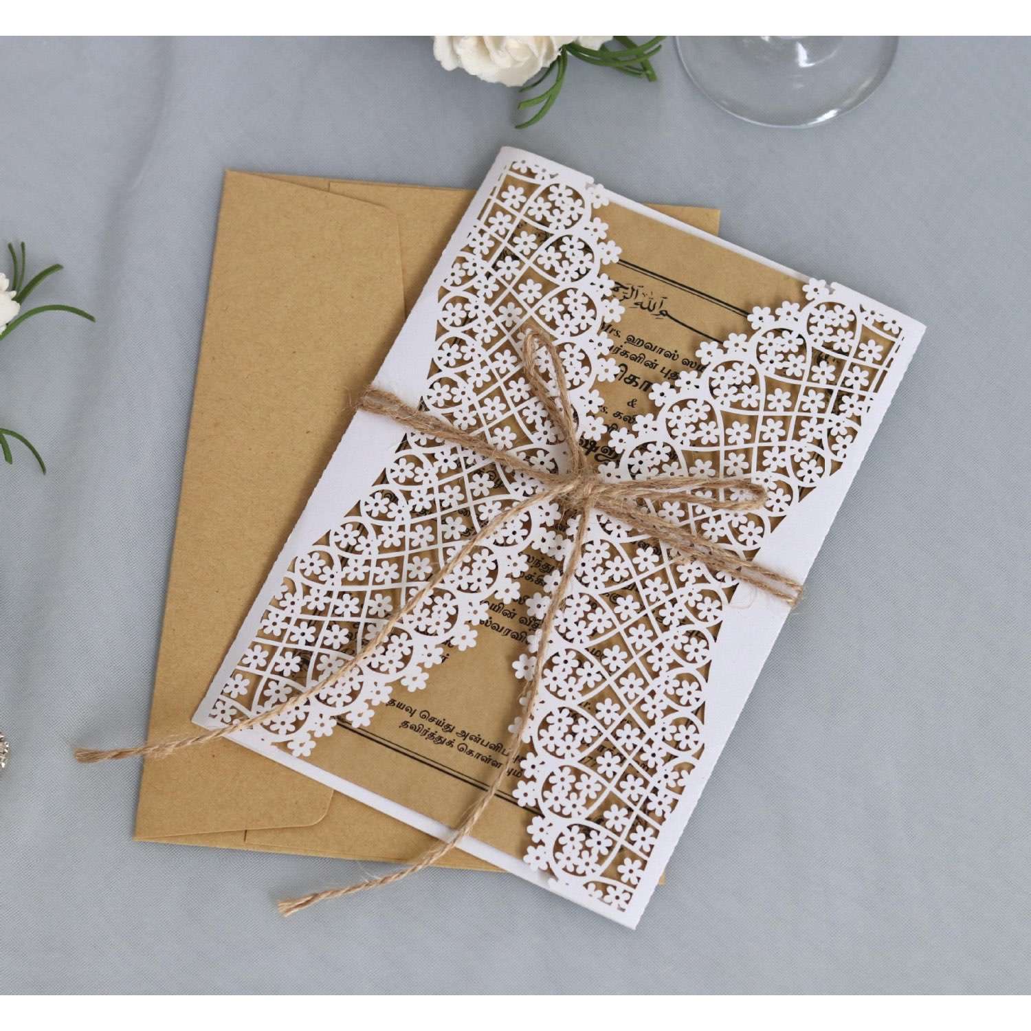 Vellum Invitation Card Beautiful Card Wedding Card Design Laser Cut